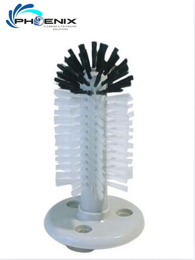 Brush Glass Cleaner with Suction Caps