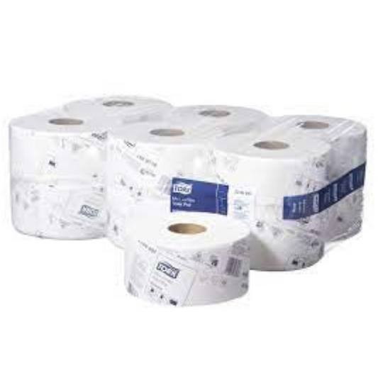 2Ply Tork 170M Mini Jumbo Toilet Rolls